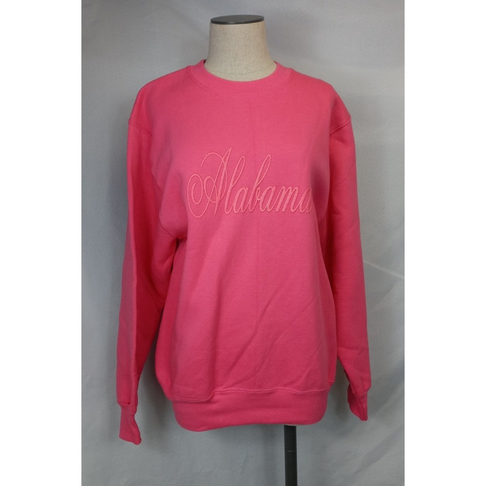Vintage Munsingwear Alabama Sweatshirt Size S Pink Embroidered 90s Gameday Y2K - Picture 1 of 10